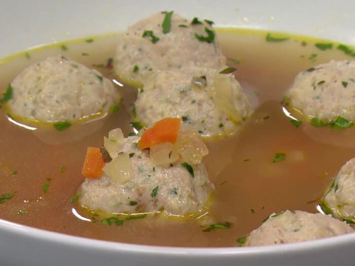 Chicken Soup with Meatballs